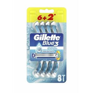Gillette Blue3 Cool pánské jednorázové holítko 6+2 ks obraz