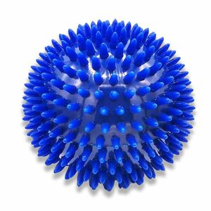 Rehabiq Masážní míček ježek 10 cm 1 ks modrý obraz