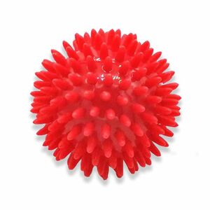 Rehabiq Masážní míček ježek 8 cm 1 ks červený obraz