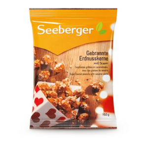 Seeberger Arašídy pražené na cukru se sezamovými semínky 150 g obraz