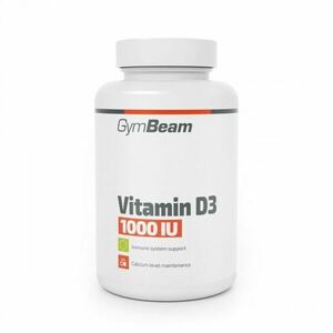 GymBeam Vitamin D3 1000 IU 120 kapslí obraz
