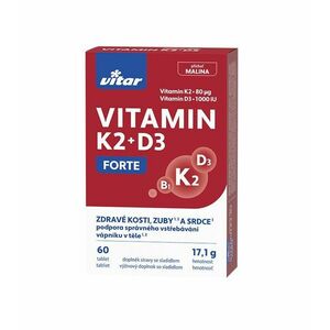 Vitar Vitamin K2 + D3 Forte 60 tablet obraz