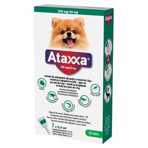 ATAXXA Spot-on Dog S 200mg/40mg 0, 4 ml 1 pipeta obraz