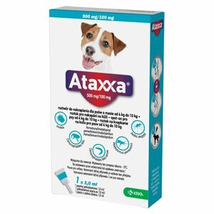 ATAXXA Spot-on Dog M 500mg/100mg 1 ml 1 pipeta obraz
