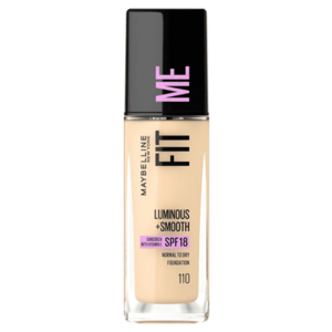 MAYBELLINE Fit Me Luminous + Smooth SPF 18 Rozjasňující make-up Fit Me Luminous + Smooth SPF18 Odstín 120 Classic Ivory 30 ml obraz