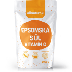 ALLNATURE Epsomská sůl s vitamínem C 1000 g obraz