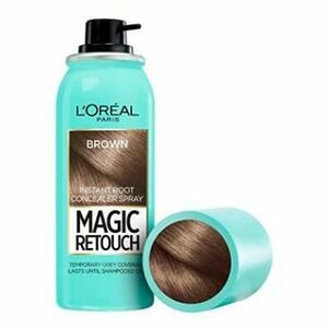 L'ORÉAL Magic Retouch Vlasový korektor šedin a odrostů 03 Brown 75 ml obraz