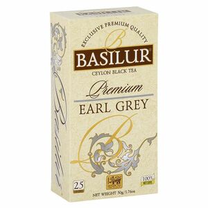 BASILUR Premium Earl Grey černý čaj 25 sáčků obraz