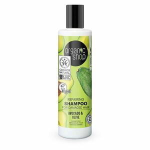 ORGANIC SHOP Šampon pro poškozené vlasy Avokádo a olivy 280 ml obraz