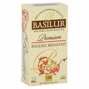 BASILUR Premium English Breakfast černý čaj 25 sáčků obraz