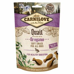 CARNILOVE Dog semi moist snack quail&oregano 200 g obraz