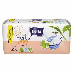 BELLA Herbs Plantago Hygienické vložky s křidélky 20 ks obraz