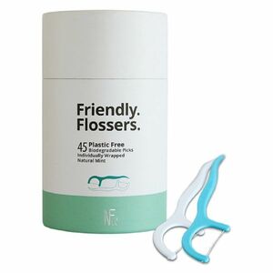 NFco Friendly Flossers Zubní niť s párátkem 45 ks obraz