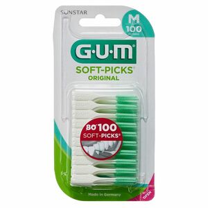 G.U.M Soft-Picks mezizubní kartáček gumový M 100 kusů obraz