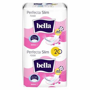 BELLA Perfecta Slim Rose Hygienické parfemované vložky s křidélky 20 ks obraz