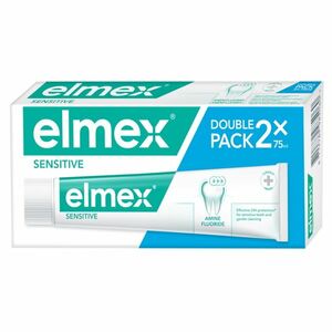 ELMEX Sensitive Zubní pasta pro citlivé zuby 2x 75 ml obraz