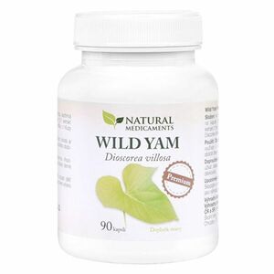 NATURAL MEDICAMENTS Wild Yam Premium 90 kapslí obraz