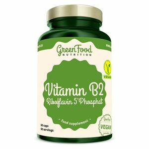 GREENFOOD NUTRITION Vitamin B2 riboflavin 5'phosphat 60 kapslí obraz