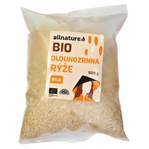 ALLNATURE Dlouhozrnná rýže bílá 500 g BIO obraz