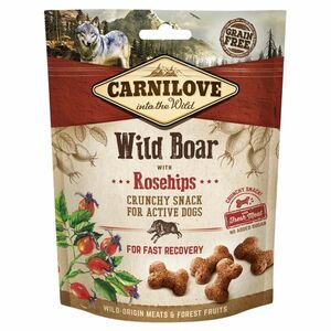 CARNILOVE Dog crunchy snack wild boar&rosehips 200 g obraz