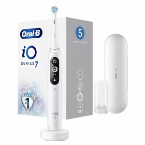 Oral-B iO7 Series White Alabaster elektrický zubní kartáček obraz