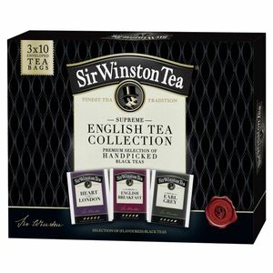 SIR WINSTON Kolekce černých čajů 3 x 10 sáčků obraz