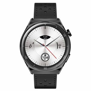 GARETT Smartwatch V12 Black leather Chytré hodinky obraz