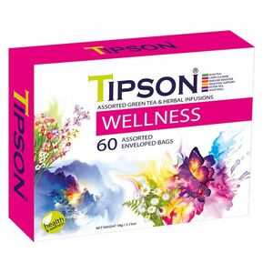 TIPSON Wellness Assorted bylinné čaje 60 sáčků obraz