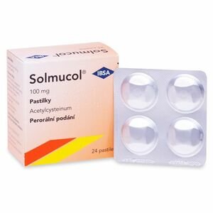 SOLMUCOL Pastilky 100 mg 24 kusů obraz