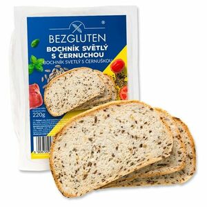 BEZGLUTEN Chléb bílý s černuchou bez lepku 220 g obraz