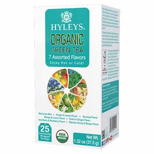 HYLEYS Variace zelených čajů s přírodním aroma BIO 25 sáčků obraz