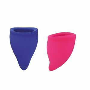 FUN FACTORY Fun cup menstruační kalíšky explore Kit new modrá a růžová obraz
