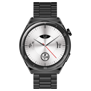 GARETT Smartwatch V12 Black steel Chytré hodinky obraz