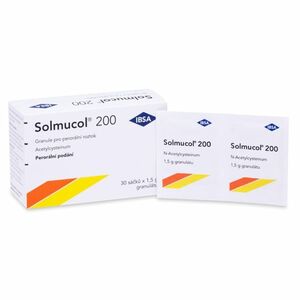 SOLMUCOL 200 mg perorální granule 30 sáčků obraz