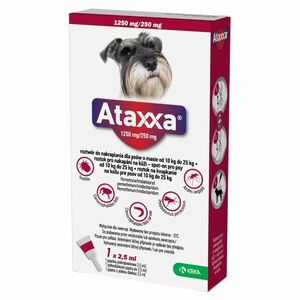 ATAXXA Spot-on Dog L 1250mg/250mg 2, 5 ml 1 pipeta obraz