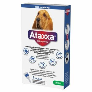 ATAXXA Spot-on Dog XL 2000mg/400mg 4 ml 1 pipeta obraz