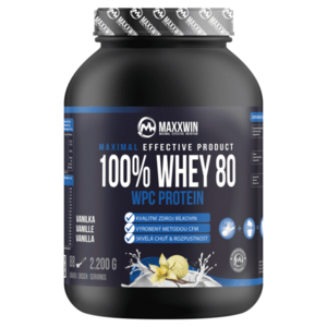 MAXXWIN 100% Whey protein 80 vanilka 2200 g obraz