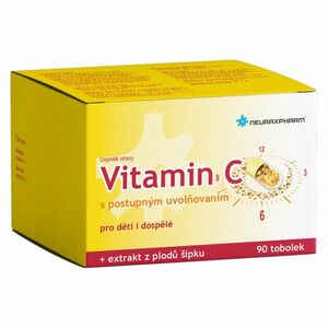 NEURAXPHARM Vitamin C s postupným uvolňováním 90 tobolek obraz