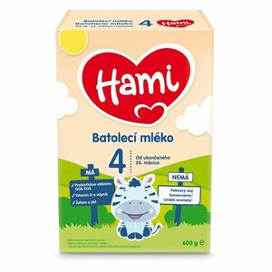 HAMI 4 Batolecí mléko od ukončeného 24. měsíce 600 g obraz