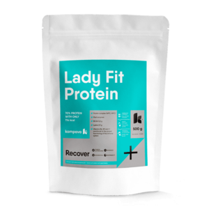 KOMPAVA LadyFit protein jahoda-malina 500 g 16, 5 dávek obraz