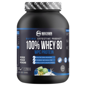 MAXXWIN 100% Whey protein 80 pistácie 2200 g obraz