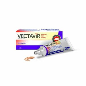 VECTAVIR Tónovaný krém na opary 10 mg/g 2 g obraz