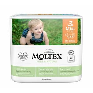 Plenky Moltex Pure & Nature Midi 4 - 9 kg (33 ks) obraz