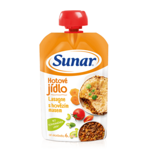 Sunar - Hotové jídlo Lasagne s hovězím masem 120g obraz