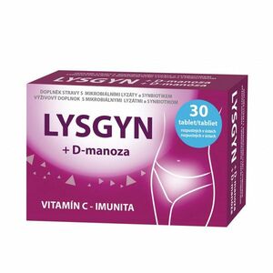 Lysgyn + D-manóza 30 tablet obraz
