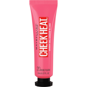 Maybelline Gelově-krémová tvářenka Cheek Heat (Sheer Gel-Cream Blush) 8 ml 20 Rose Flash obraz