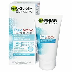 Garnier Zmatňující hydratační krém pro smíšenou až mastnou pleť SkinActive Pure Active (Mattifying Moisturiser) 50 ml obraz