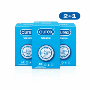 Durex Kondomy Classic 2+1 obraz