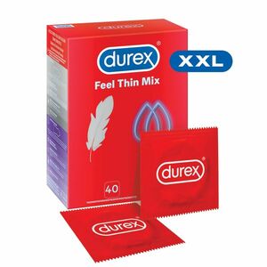 Durex Kondomy Feel Thin MIX 40 ks obraz