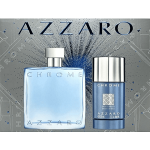 Azzaro Chrome - toaletní voda s rozprašovačem 100 ml + tuhý deodorant 75 ml obraz